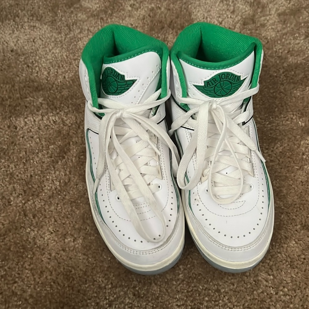 Green & White Jordan’s